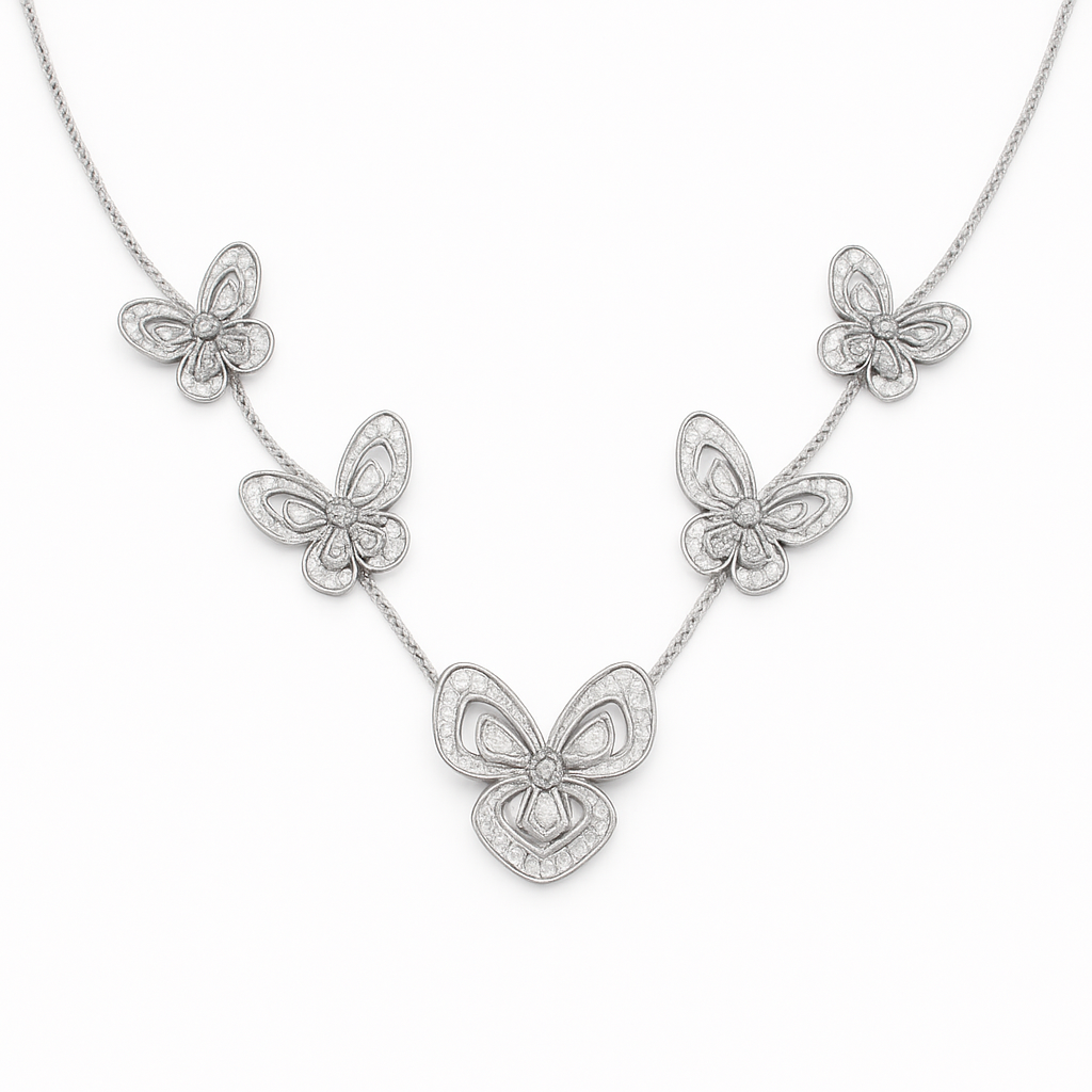 Family Buttefly Necklace